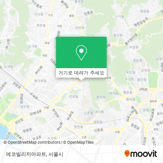 에코빌리지아파트 지도