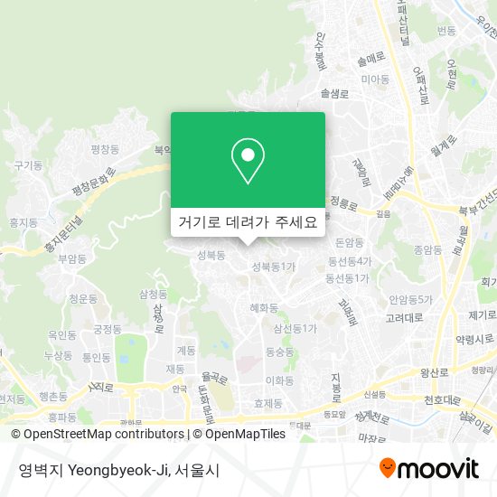 영벽지 Yeongbyeok-Ji 지도