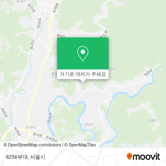 8256부대 지도