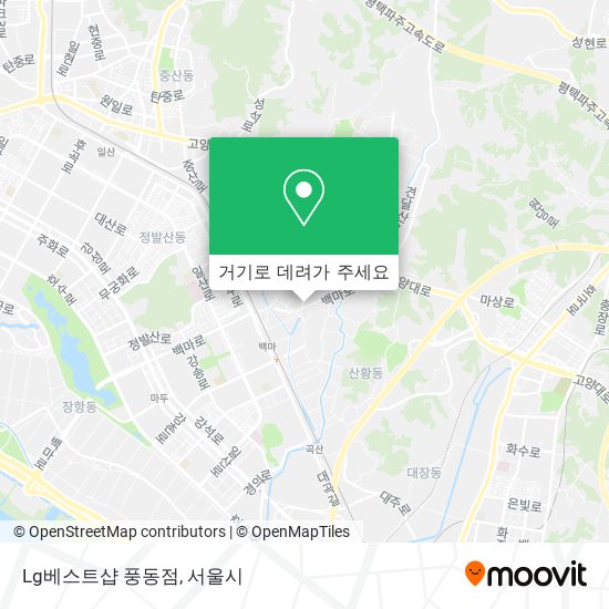 Lg베스트샵 풍동점 지도