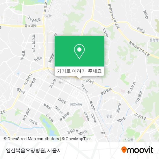 일산복음요양병원 지도