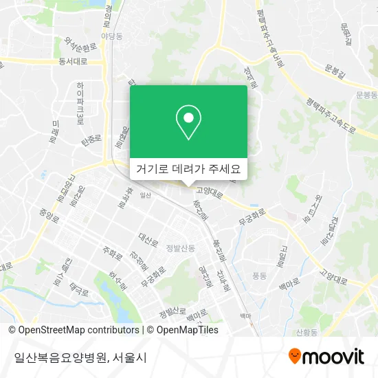 일산복음요양병원 지도