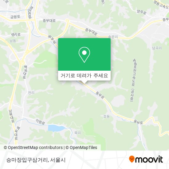 승마장입구삼거리 지도