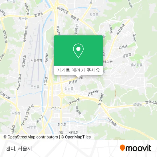캔디 지도