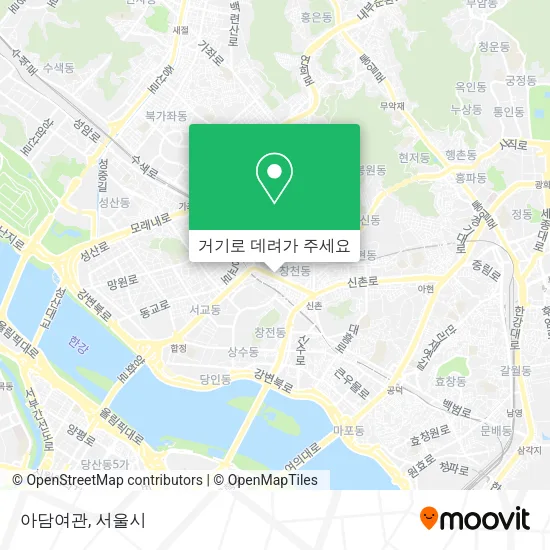 아담여관 지도