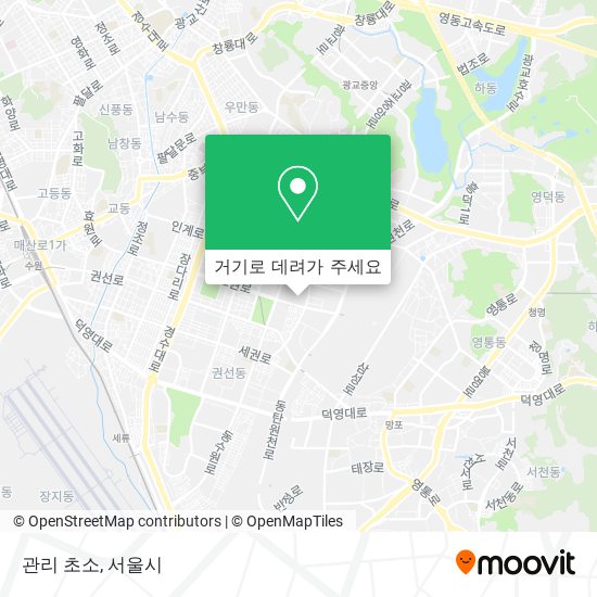 관리 초소 지도
