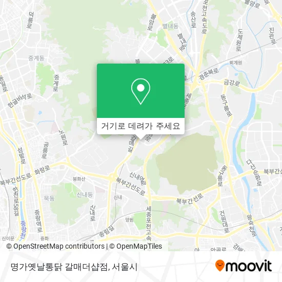 명가옛날통닭 갈매더샵점 지도