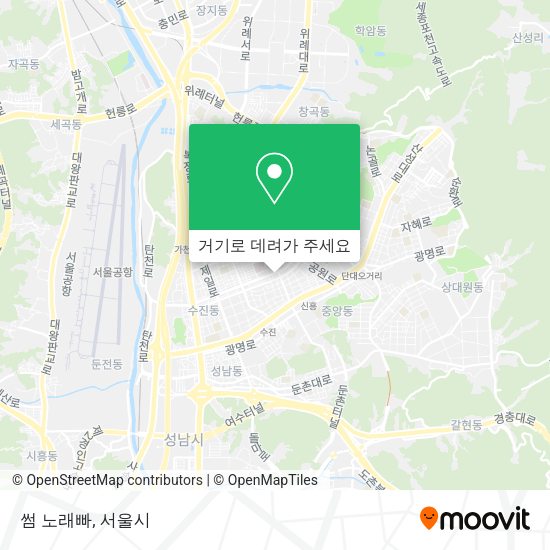 썸 노래빠 지도