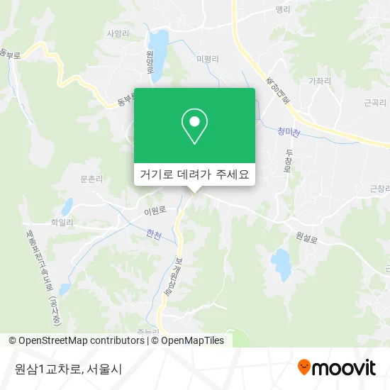 원삼1교차로 지도