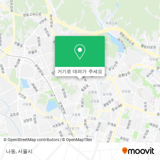나동 지도