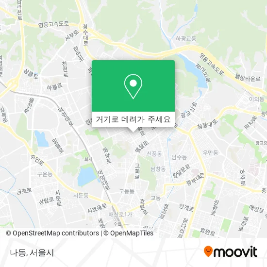 나동 지도