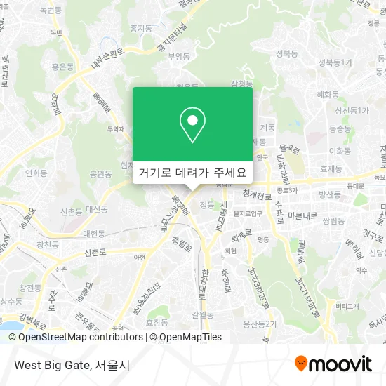 West Big Gate 지도