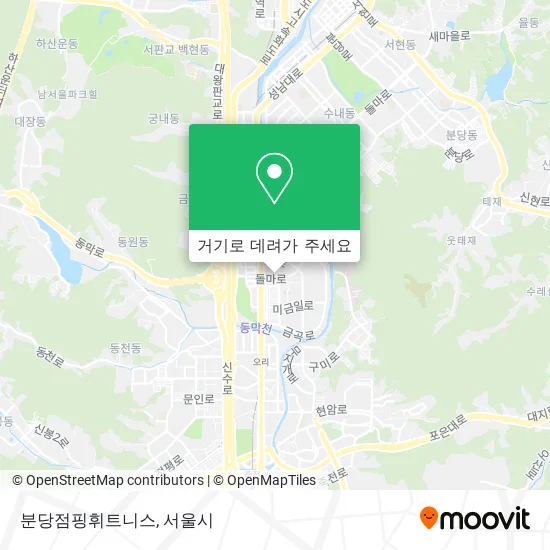 분당점핑휘트니스 지도