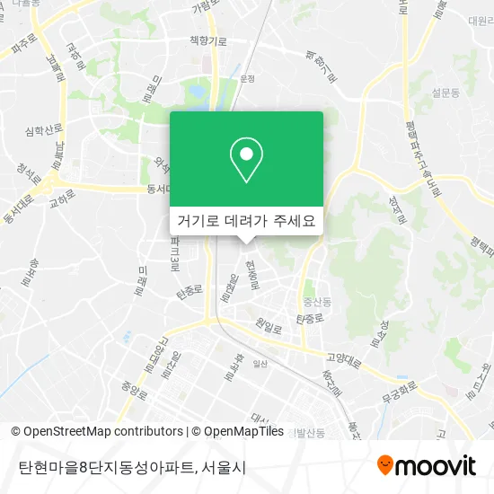 탄현마을8단지동성아파트 지도