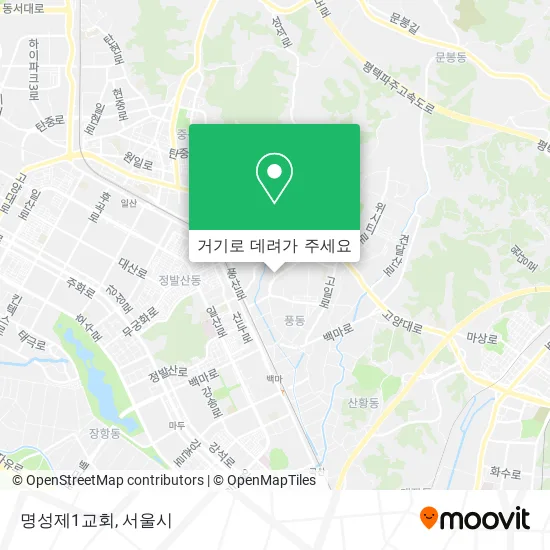 명성제1교회 지도