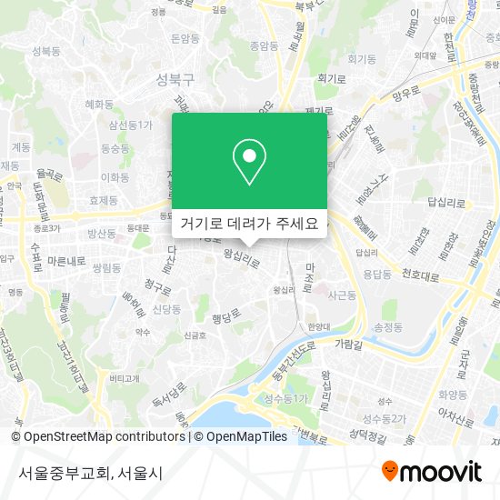 서울중부교회 지도