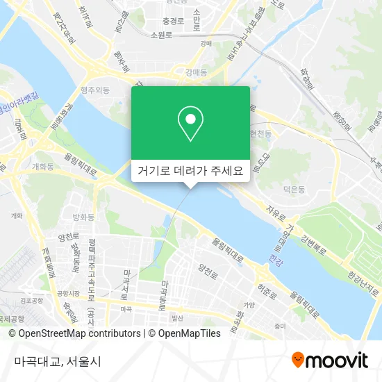 마곡대교 지도