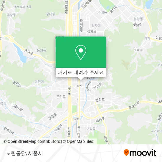 노란통닭 지도