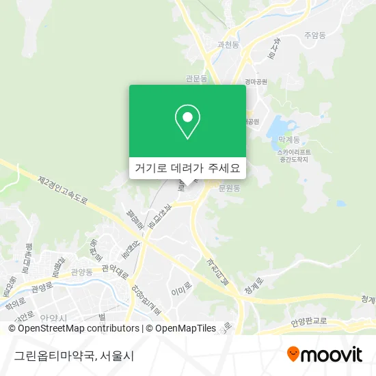 그린옵티마약국 지도