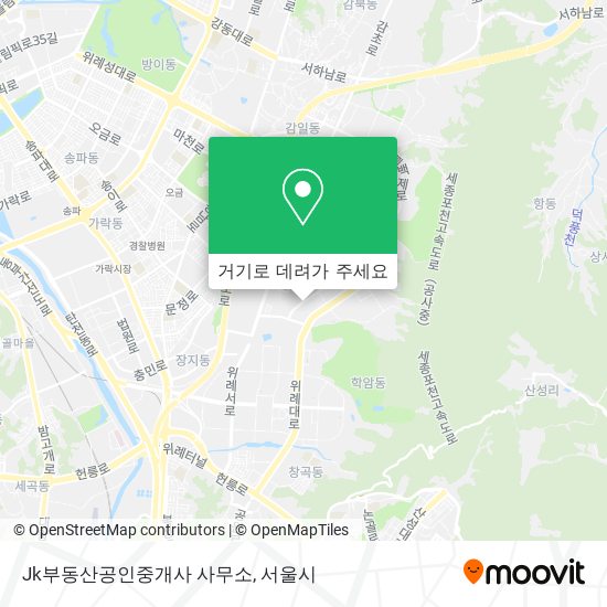 Jk부동산공인중개사 사무소 지도