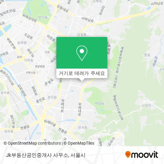 Jk부동산공인중개사 사무소 지도