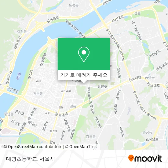 대명초등학교 지도