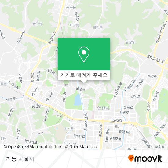 라동 지도