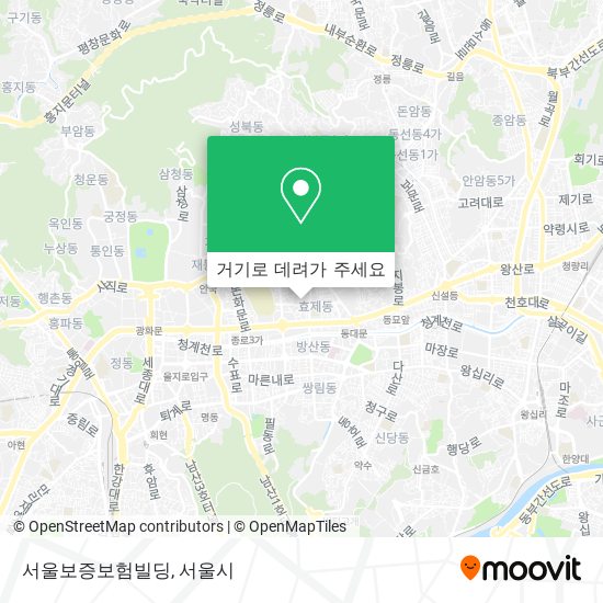 서울보증보험빌딩 지도