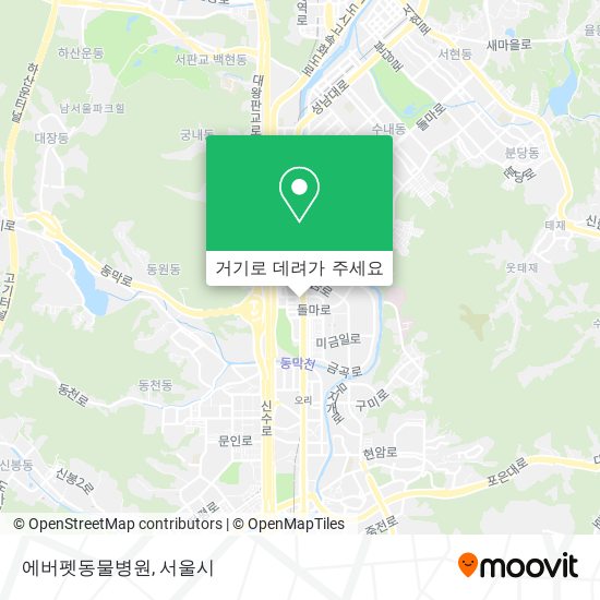 에버펫동물병원 지도