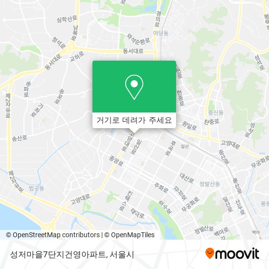 성저마을7단지건영아파트 지도