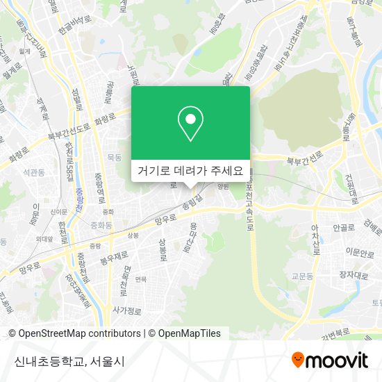 신내초등학교 지도