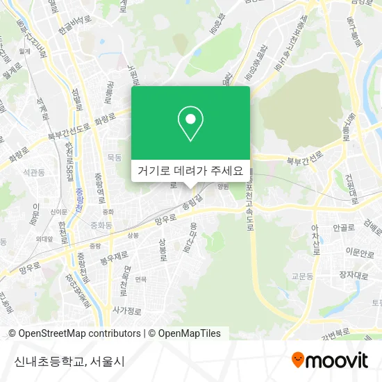 신내초등학교 지도