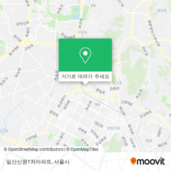 일산신원1차아파트 지도