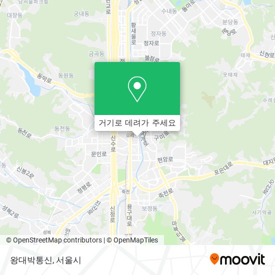 왕대박통신 지도