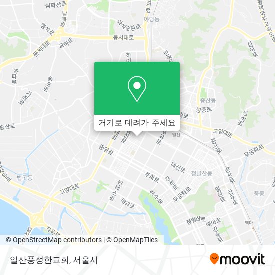 일산풍성한교회 지도