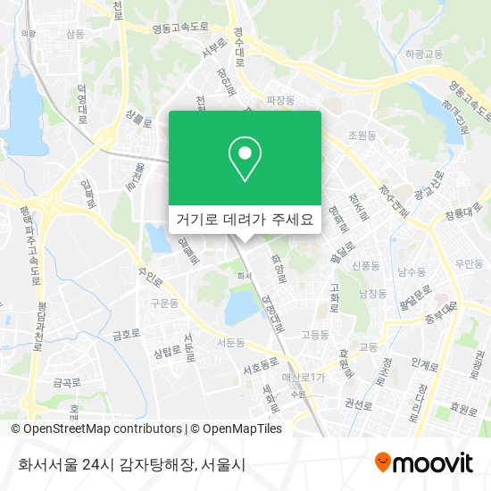 화서서울 24시 감자탕해장 지도