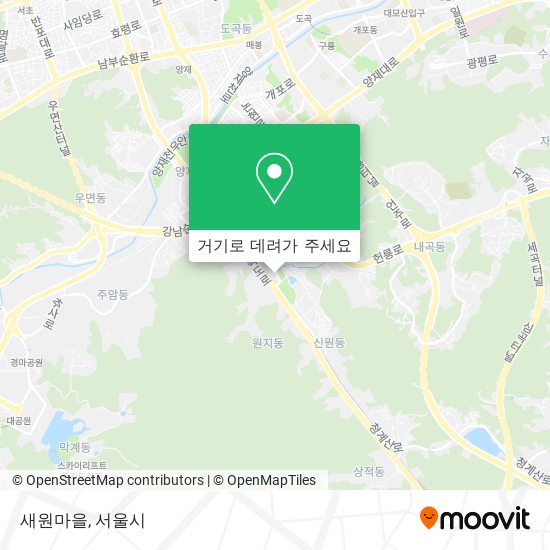 새원마을 지도