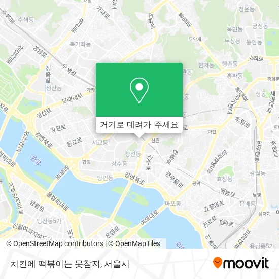 치킨에 떡볶이는 못참지 지도