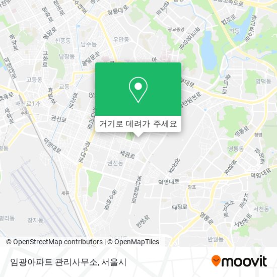 임광아파트 관리사무소 지도