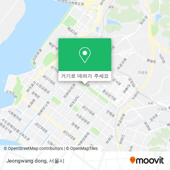 Jeongwang dong 지도