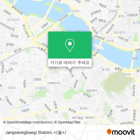 Jangseungbaegi Station 지도