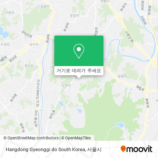 Hangdong Gyeonggi do South Korea 지도