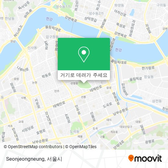 Seonjeongneung 지도