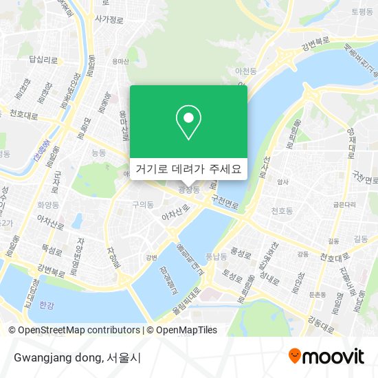 Gwangjang dong 지도