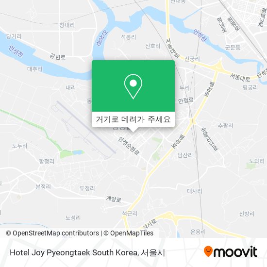 Hotel Joy Pyeongtaek South Korea 지도