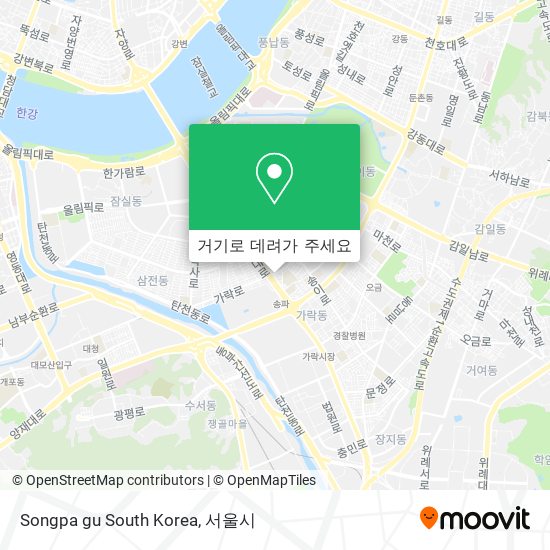 Songpa gu South Korea 지도