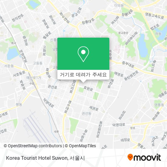 Korea Tourist Hotel Suwon 지도