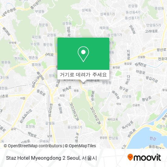 Staz Hotel Myeongdong 2 Seoul 지도