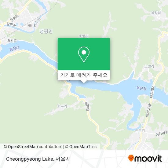 Cheongpyeong Lake 지도