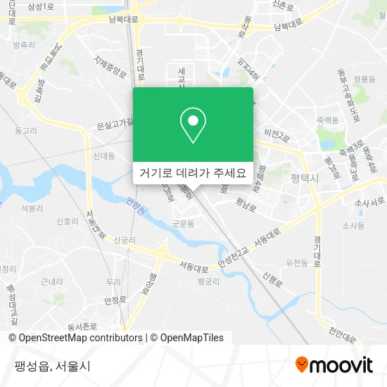 팽성읍 지도